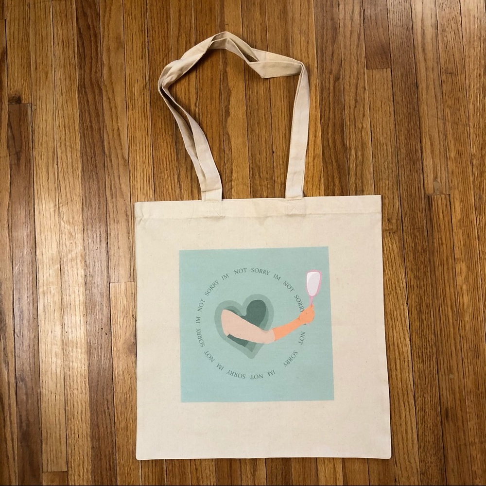 Tote bag, canvas with original artwork